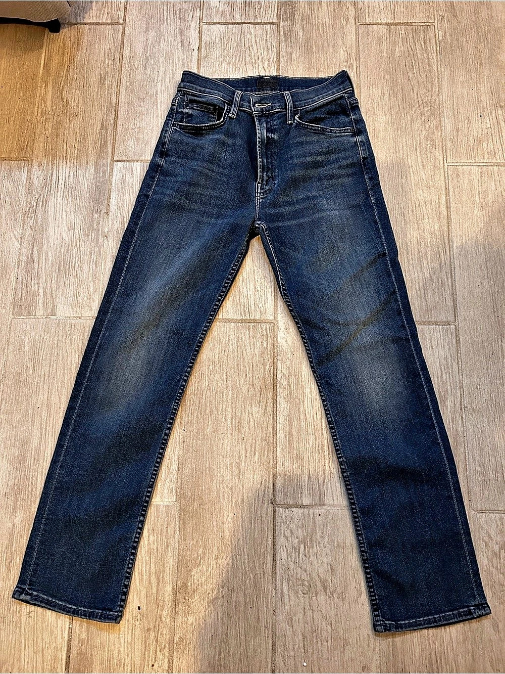 MOTHER Mid Rise Rider Ankle Jeans